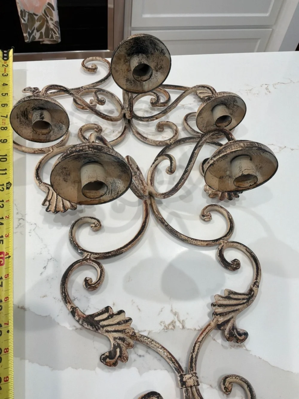 Wall candle holder